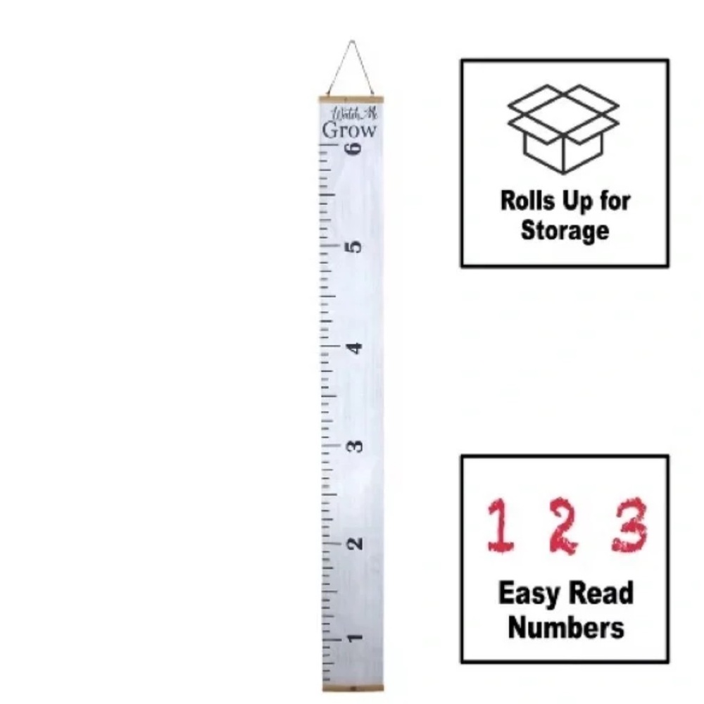 White Growth Chart Ruler - Picture 2 of 2
